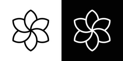 Araliya flower icon vector