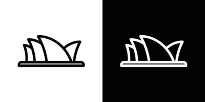 Sydney opera house icon vector