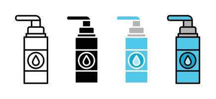 Face cleanser icon vector