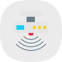 Motion sensor Flat Curve Icon vector