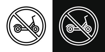 No scooters sign vector