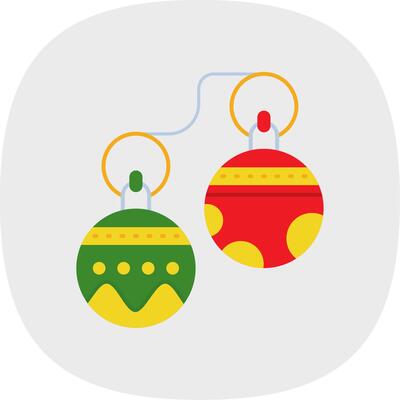 Jingle bell Flat Curve Icon