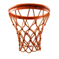 ai gerado basquetebol aro isolado em transparente fundo , generativo ai png