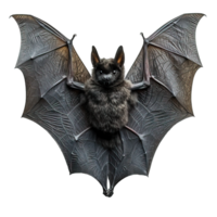 ai généré chauve souris de face vue isolé sur transparent Contexte ,génératif ai png