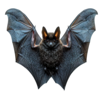 ai generato pipistrello davanti Visualizza isolato su trasparente sfondo ,generativo ai png