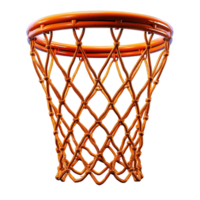 AI generated basketball hoop isolated on transparent background ,generative ai png