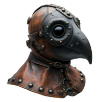 AI generated Plague Doctor Mask Isolated on Transparent Background ,generative ai png