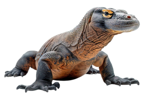 ai généré Komodo dragon isolé sur transparent Contexte ,génératif ai png