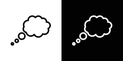 Dream cloud icon vector