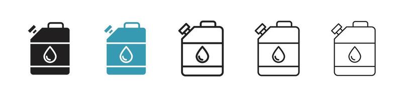 Oil can icon vector