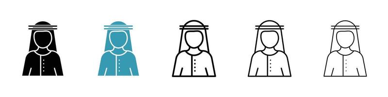 Arabic man icon vector