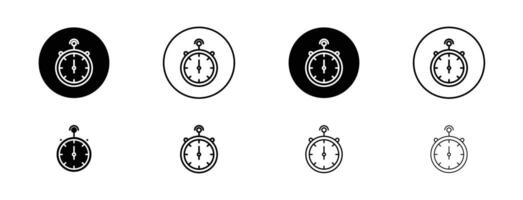 Stop watch icon vector