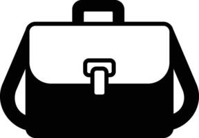 bag glyph and line vector illustration