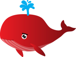 mignonne baleine dessin animé, mer, animal png