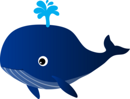 mignonne baleine dessin animé, mer, animal png