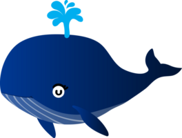 mignonne baleine dessin animé, mer, animal png