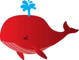 carino balena cartone animato, mare, animale png
