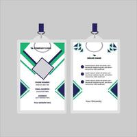 id card design vector