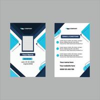 id card design vector