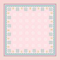 design for hijab and scarf vector