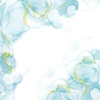 decorative hand painted alcohol ink background vector