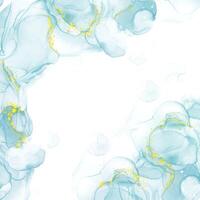 decorative hand painted alcohol ink background vector