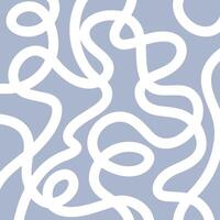 Abstract hand drawn swirls design background vector