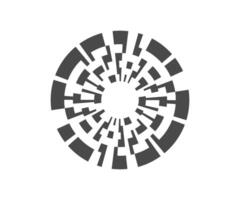 abstract circle logo vector