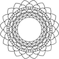 Floral Vector Mandala art design. decorative element that you can use in any design such as logo, background, frame, and more