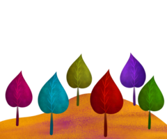 abstrait feuilles Couleur png