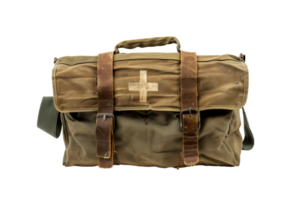 AI generated Medic Bag On Transparent Background. png