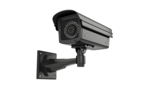 AI generated Cinema Security Cameras On Transparent Background. png