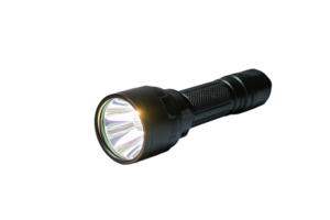AI generated Security Flash light On Transparent Background. png