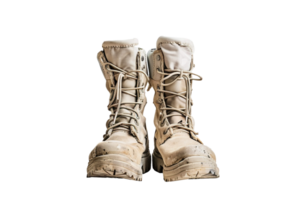 AI generated Combat Boots On Transparent Background. png