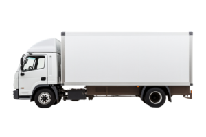 AI generated Box Truck On Transparent Background png