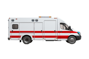 AI generated Emergency Response Vehicle On Transparent Background png