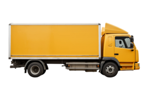 AI generated Delivery Truck On Transparent Background png