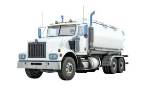 AI generated Jet Fuel Truck On Transparent Background. png