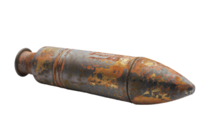 AI generated Mortar Shell On Transparent Background. png