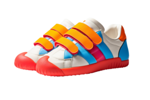 AI generated Velcro Roller Sneakers on transparent background. png