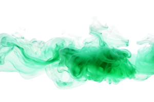 AI generated Chronicles of Mint Smoke On Transparent Background. png