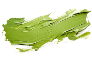 AI generated Olive Green Paint on transparent background. png