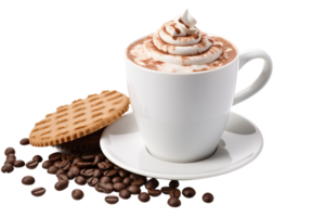 AI generated A Symphony in Chocolate and Latte On Transparent Background. png