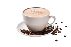 AI generated A Symphony in Chocolate and Latte On Transparent Background. png