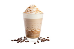 AI generated Gingerbread Latte Delight On Transparent Background. png