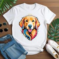 AI generated Print ready vector t-shirt design photo