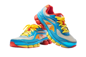 AI generated Running Shoes On Transparent Background png