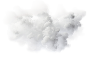 AI generated Dynamic Pearl Smoke On Transparent Background. png