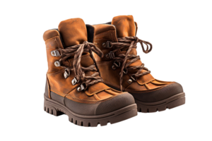 AI generated Winter Canvas Boot On Transparent Background png