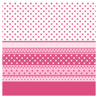 Mid Century Modern Pink White Retro Multi Spotted Pattern png